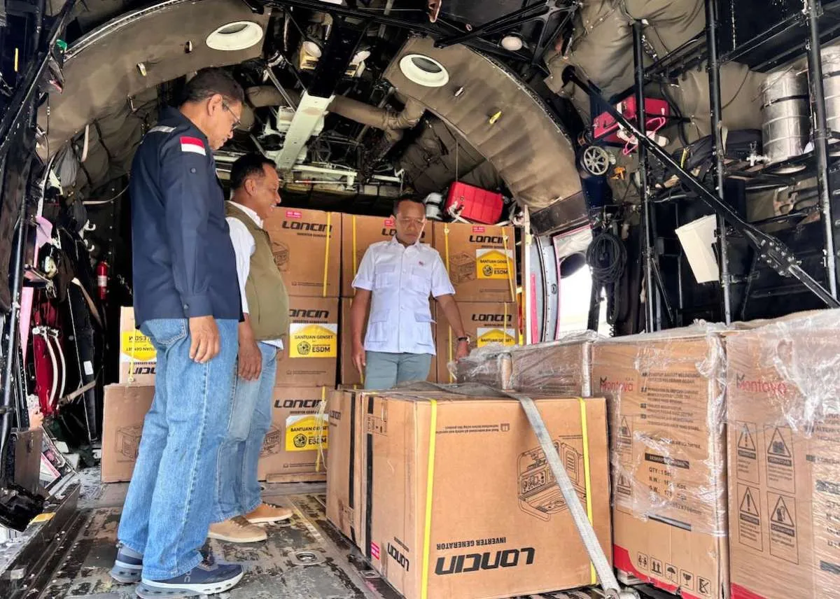 ESDM Distribusikan 1.000 Genset ke Aceh, Amankan Pasokan Energi Pascabanjir