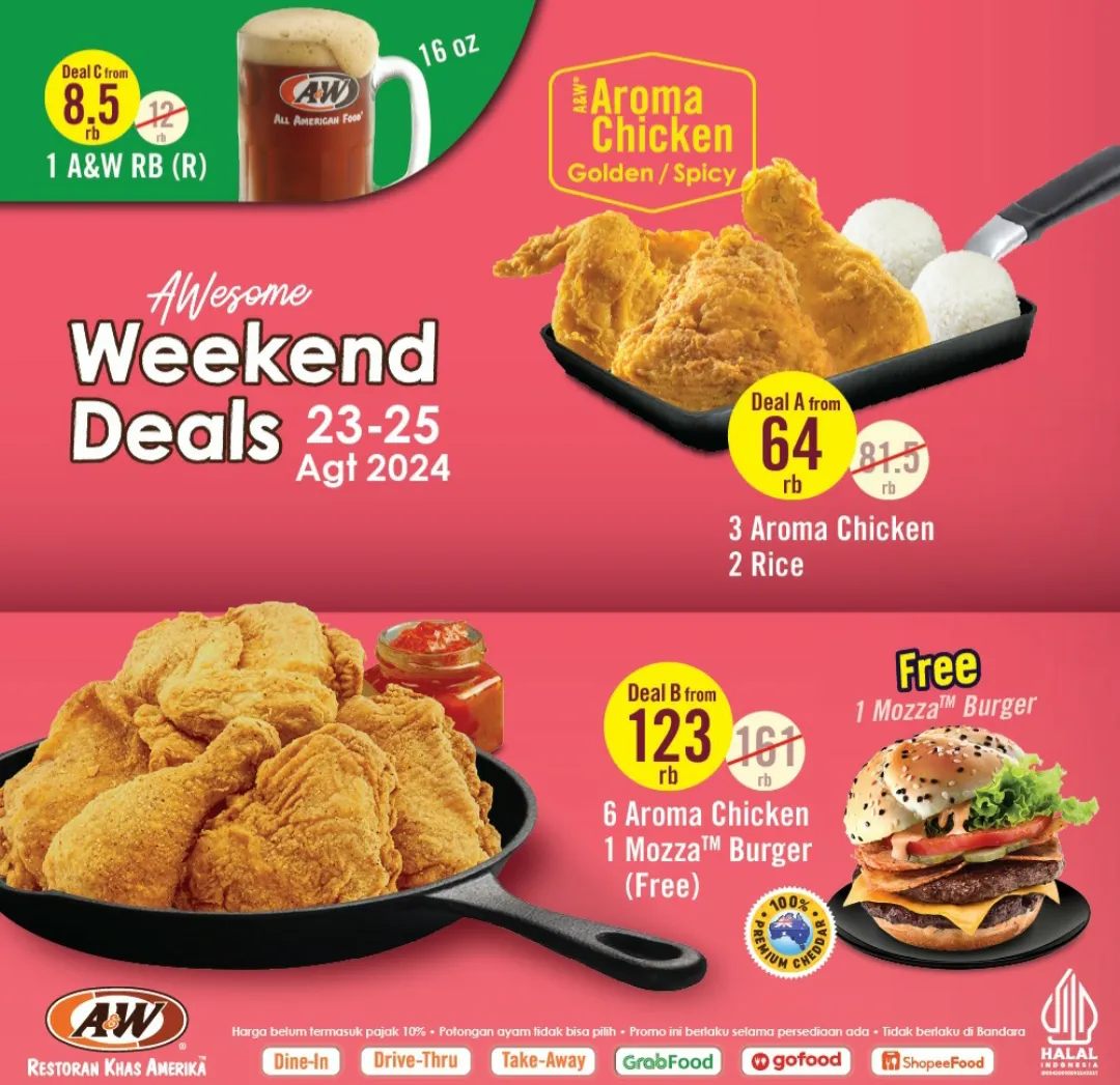 Promo AW Restoran JSM Jumat Sabtu Minggu