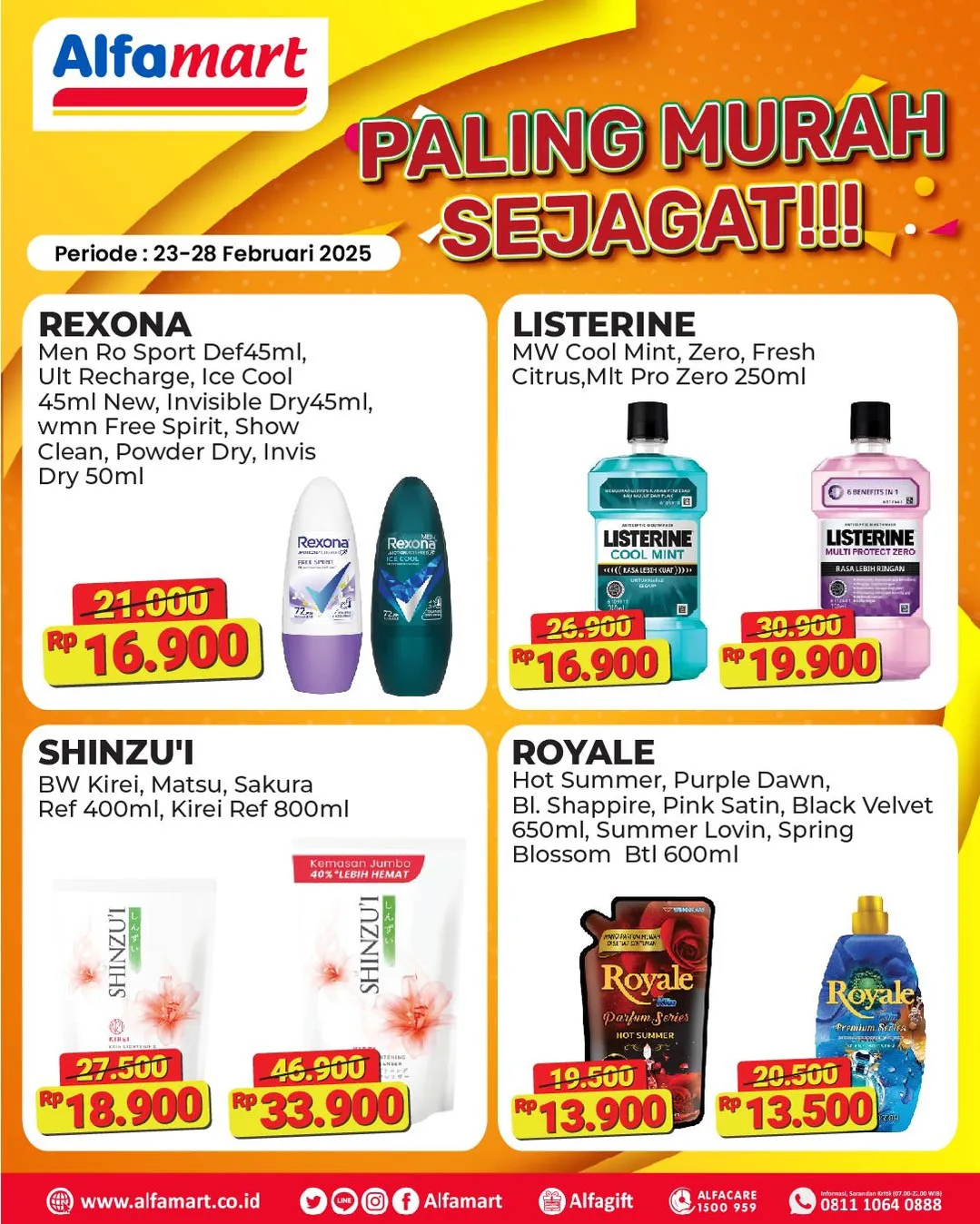 Promo Alfamart Paling Murah Sejagat Periode 23-28 Februari 2025