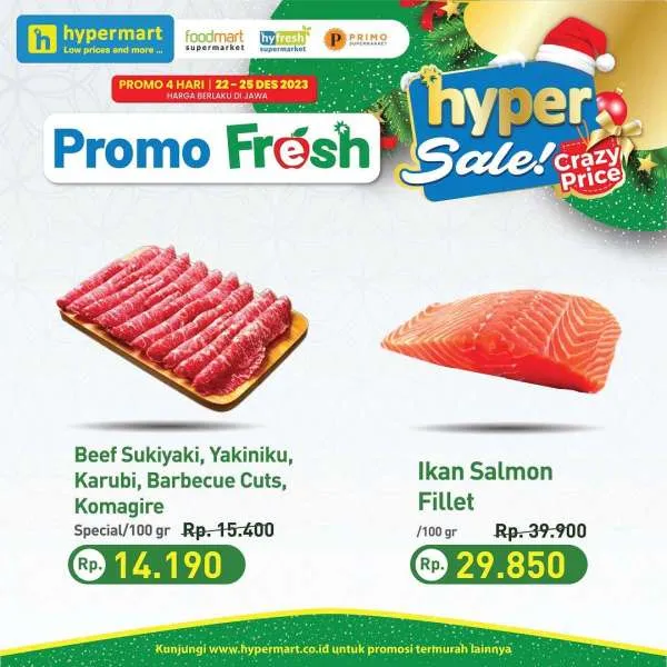 Promo JSM Hypermart Hyper Diskon Weekend Periode 22-25 Desember 2023