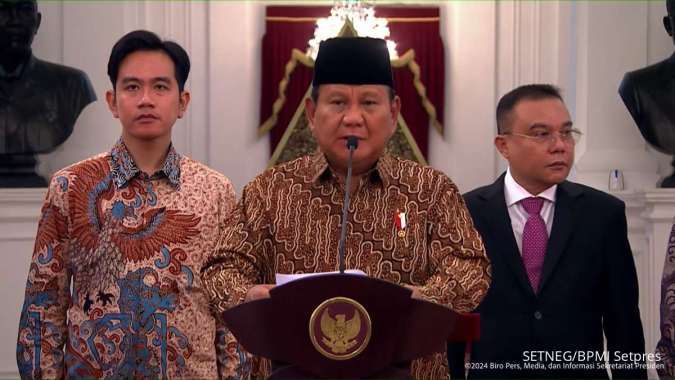 Prabowo Umumkan Nama Menteri Kabinet Merah Putih 2024-2029, Ini Daftarnya!