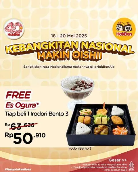 Promo Hokben Kebangkitan Nasional Es Ogura