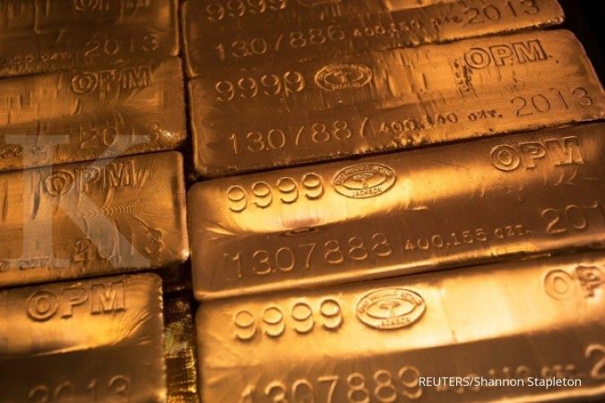 Pasar menanti AS, emas terkoreksi
