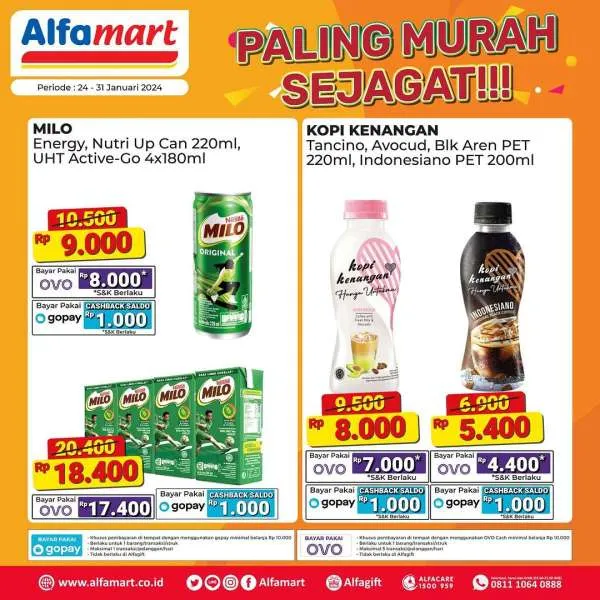 Promo Alfamart Paling Murah Sejagat Periode 24-31 Januari 2024