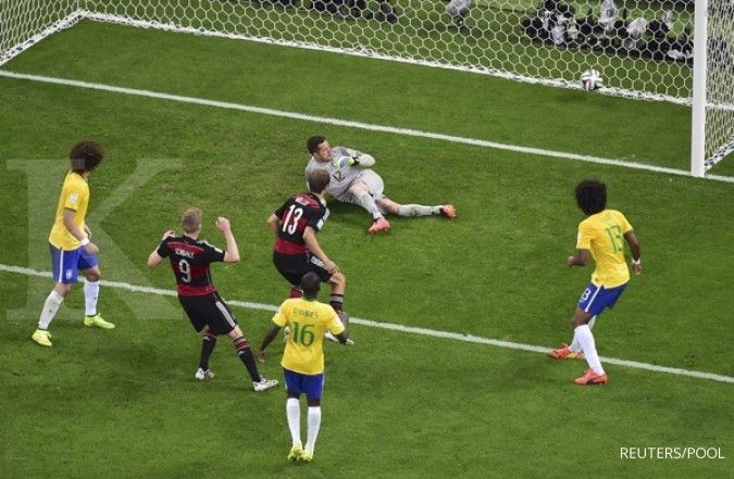Brasil vs Jerman cetak rekor di Facebook