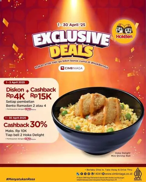Promo Hokben CIMB Niaga