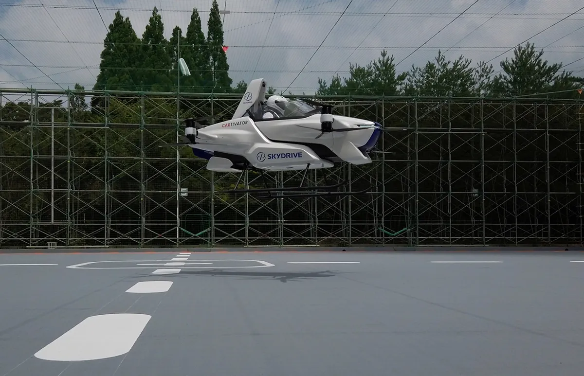 Wow! Mobil terbang berpenumpang pertama di Jepang sukses diuji coba