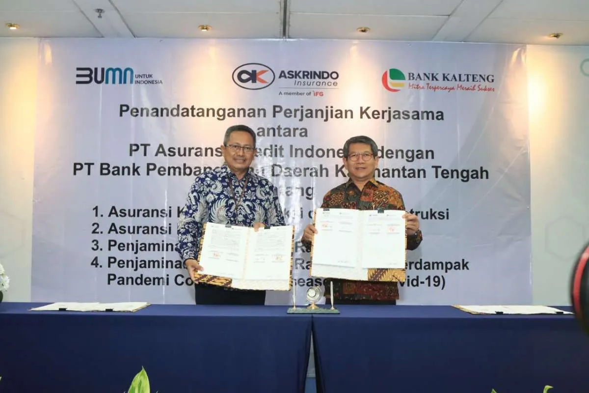Askrindo Jalin Kerjasama dengan Bank Kalteng untuk Perkuat Bisnis 