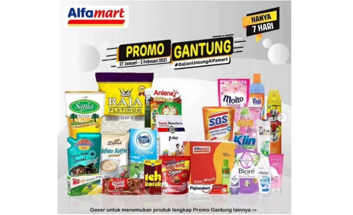  Promo JSM Alfamart Gantung 27 Januari-2 Februari 2021, diskon sepanjang pekan!