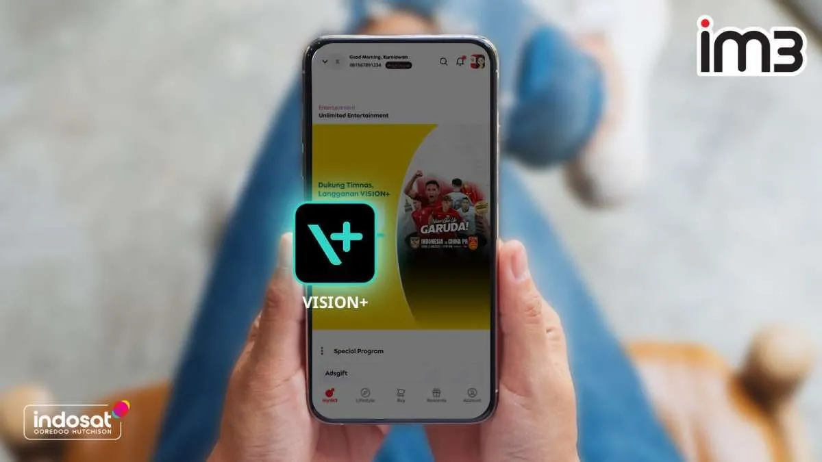 VISION+ Kolaborasi dengan Indosat Perluas Akses Layanan Konten Digital