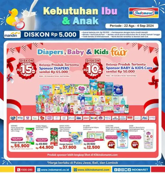 Promo Indomaret Super Hemat Periode 22 Agustus-4 September 2024