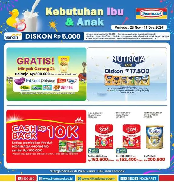 Promo Indomaret Super Hemat Periode 28 November-11 Desember 2024