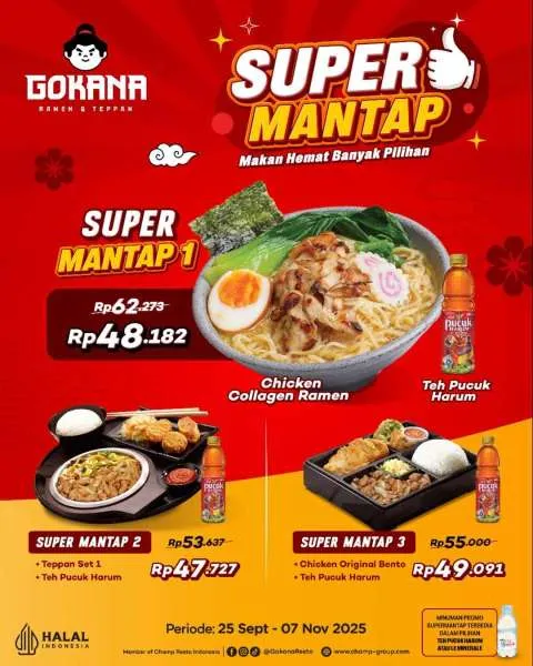 Promo Gokana Super Mantap sampai 7 November