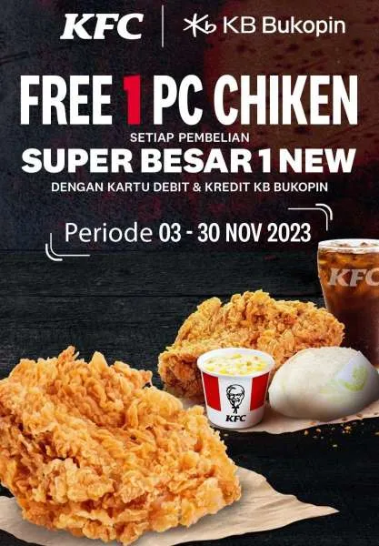 Promo KFC x KB Bukopin edisi November 2023