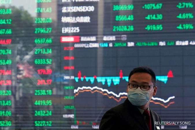 Bursa Asia anjlok karena investor panik akibat goncangan virus corona
