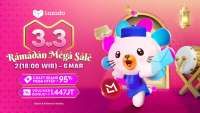 Manjakan Pelanggan, Lazada 3.3. Ramadan Mega Sale Gelar Diskon Hingga 95%
