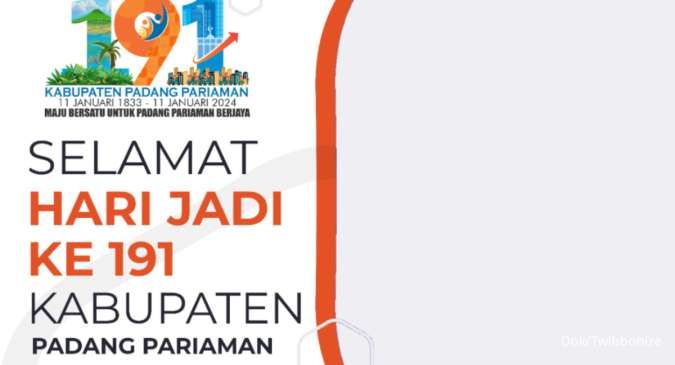 15 Ucapan Hari Jadi Kabupaten Padang Pariaman ke-191, Cocok Jadi Status