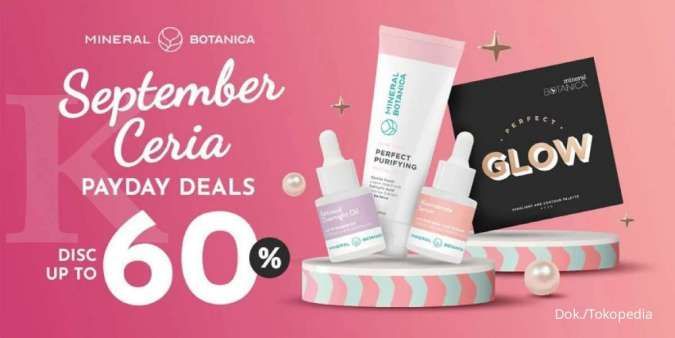 Promo Makeup dan Skincare Mineral Botanica, Banyak Produk Diskon s/d 60%!