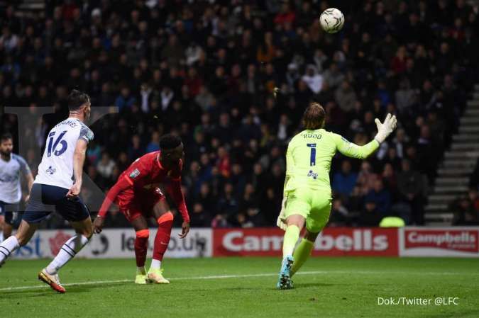 Hasil Carabao Cup Preston North End vs Liverpool: The Reds tekuk The Whites 0-2