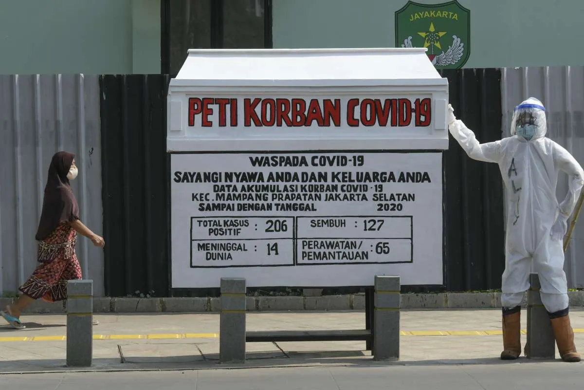 Hingga 22 Agustus 2020, jumlah kasus suspek Covid-19 di Indonesia capai 75.457 orang