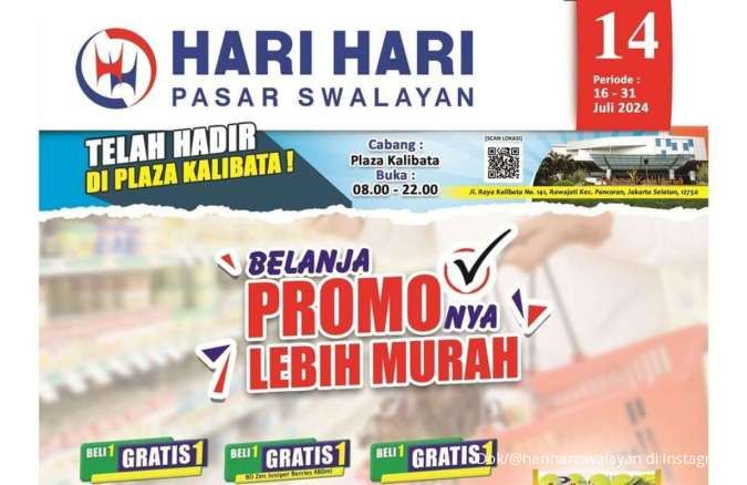 Promo Hari Hari Swalayan Terbaru Hari Ini Juli 2024, Ada Mie Ramen Beli 2 Gratis 1 