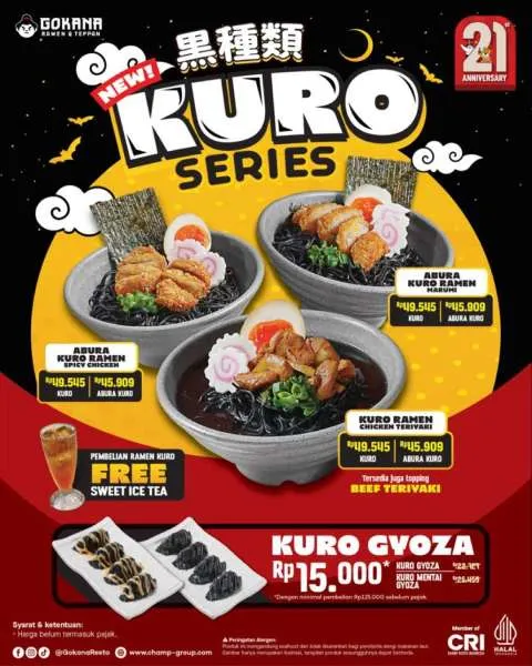 Promo Menu Baru Gokana Kuro Series Oktober 2025