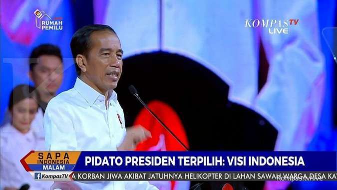 Pidato Jokowi tak singgung HAM dan pemberantasan korupsi, ini kata TKN