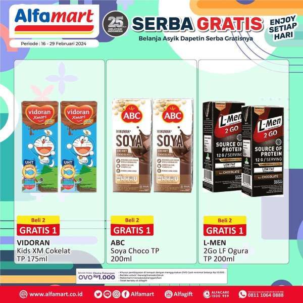 Promo Alfamart Serba Gratis 16-29 Februari 2024