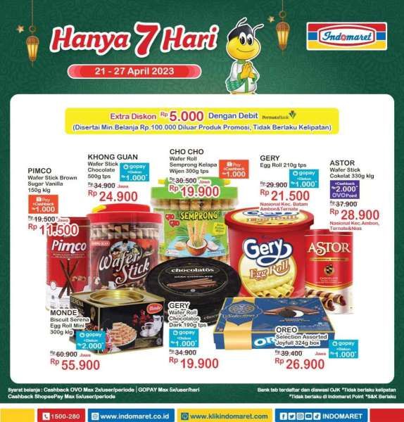 Promo Indomaret Hanya 7 Hari Periode 21-27 April 2023