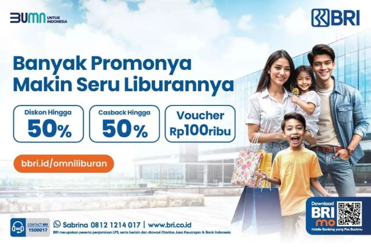 Liburan Seru Bersama Keluarga Pakai Promo dari BRI