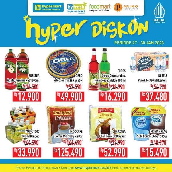 Harga Promo JSM Hypermart Hyper Diskon Weekend 27-30 Januari 2023