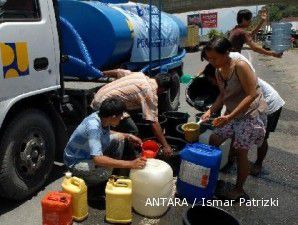 Ketersediaan air bersih di perkotaan makin minim