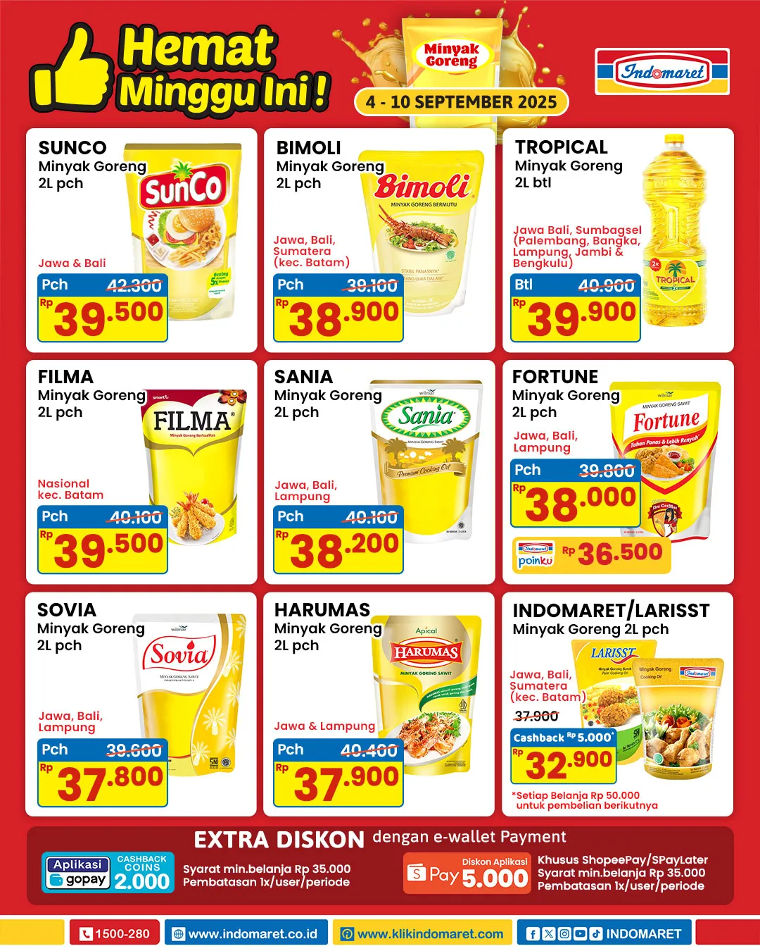 Promo Minyak Goreng Indomaret Periode 4-10 September 2025