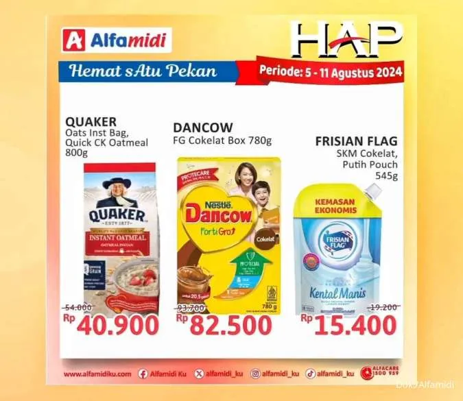 Promo Alfamidi Hemat Satu Pekan Periode 5-11 Agustus 2024