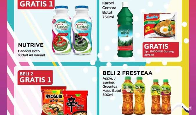 Promo Alfamidi Ngartis Periode 16-31 Desember 2024, Aneka Minuman Beli 2 Gratis 1