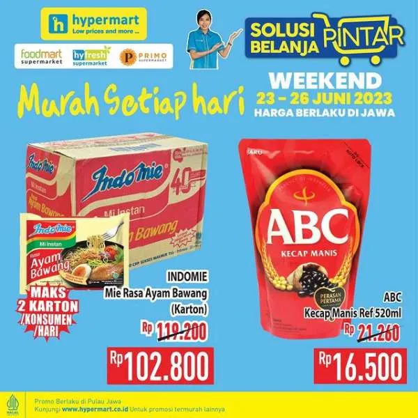 Promo Hypermart Hyper Diskon Weekend Periode 23-26 Juni 2023