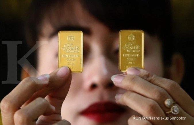 Harga emas spot masih menurun jadi US$ 1.555,65 per ons troi