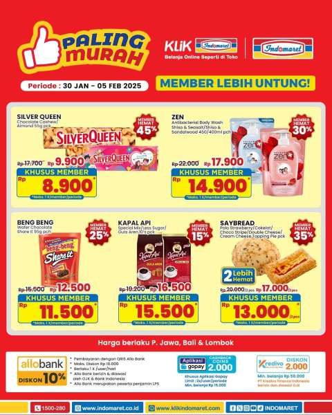 Promo Indomaret 30 Januari-5 Februari 2025 Paling Murah