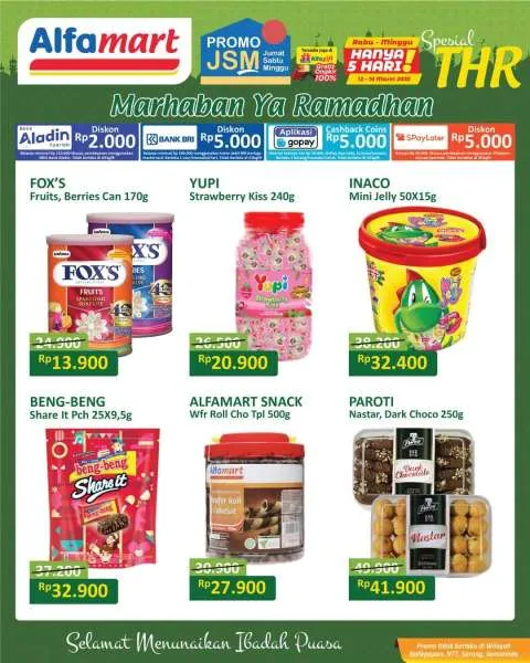 Promo JSM Alfamart Spesial THR Hanya 5 Hari Periode 12-16 Maret 2025