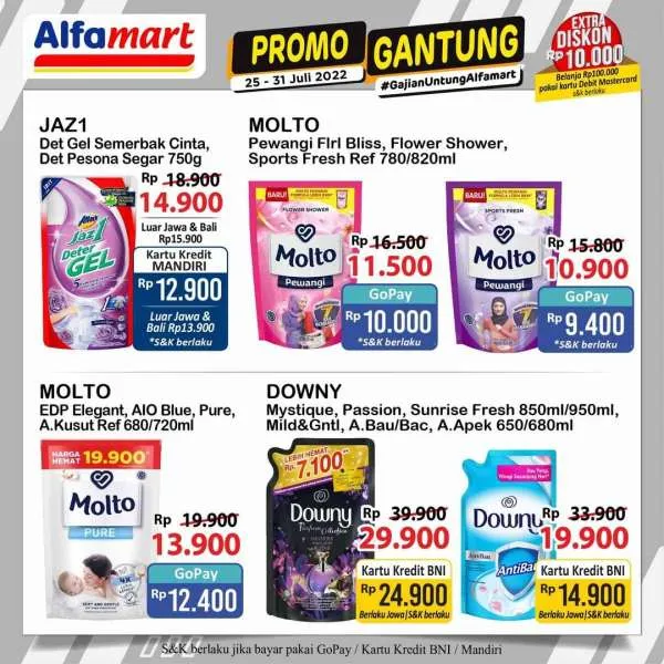 Promo Alfamart Gantung Periode 25-30 Juli 2022