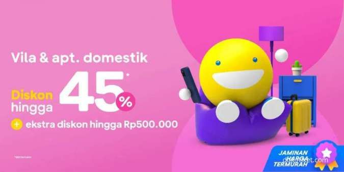 Promo Tiket.com Vila & Apt Domestik, Diskon hingga 45% Mulai 21 Sept - 31 Des 2022