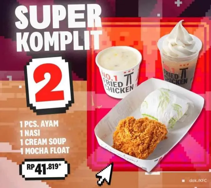 KFC Menu Super Komplit