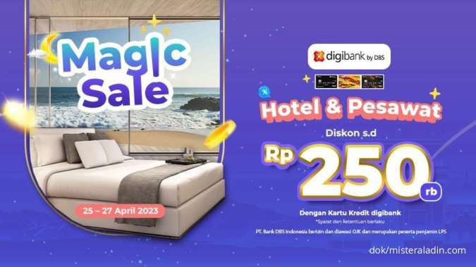 Promo Kartu Kredit Digibank, Diskon Hotel & Pesawat Mister Aladin Rp 250.000