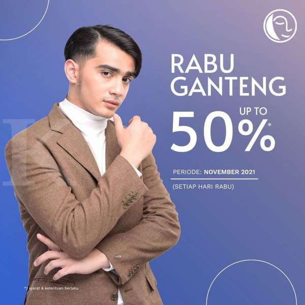 Promo Rabu Ganteng Periode November di Klinik Natasha, Perawatan Pria Diskon s/d 50%