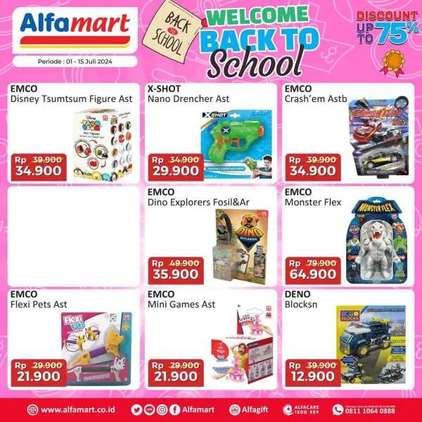 Promo Alfamart Back to School Periode 1-15 Juli 2024