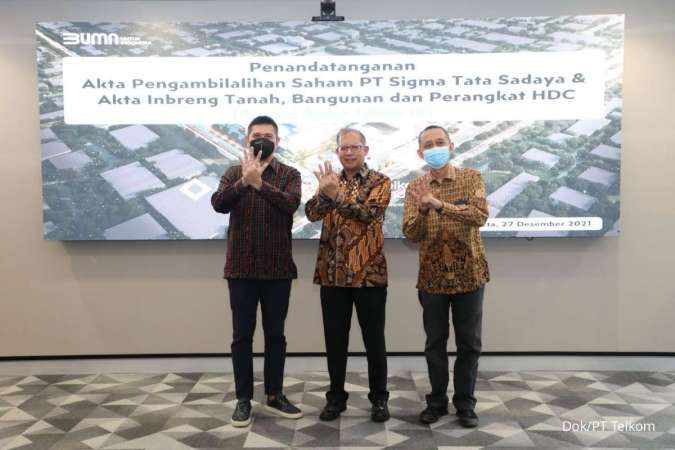 Telkom Indonesia (TLKM) Kaji Unlock Value Bisnis Data Center di Tahun 2022