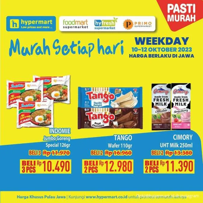 Promo Hypermart Hyper Diskon Weekday Terbaru 10-12 Oktober 2023