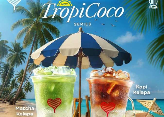Promo Menu Baru Kopi Kenangan Tropi Coco Series, Buy 2 Free 1 Harga Spesial