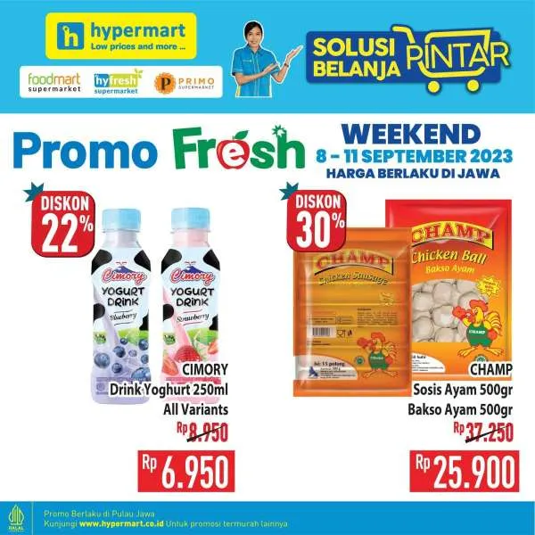 Promo Hypermart Hyper Diskon Weekend Periode 8-11 September 2023