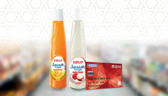 Promo BNI belanja kebutuhan sirup ABC